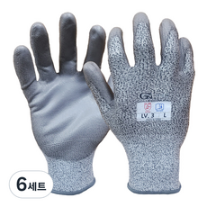GUARDMAN 3級防切割塗層手套 雙手配戴套組, 6套
