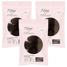 NTM 捕油器木炭泡芙 12p, 單色, 3個