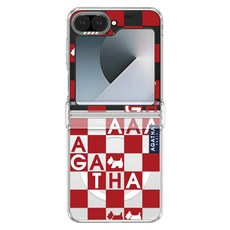 아가타 모란카노 크리스탈 투명 맥세이프 디자인 휴대폰 케이스