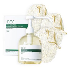 1OF30 按壓式洗碗精 480ml+壓縮式洗碗刷 3入, 480ml, 1套