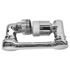 LEADER 麗達 1080萬向可旋機械水龍頭延伸管 銅電鍍 E02, 1個