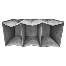 升級款全棉麻掛袋 衣橱收納 三層