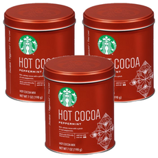 스타벅스 핫 코코아 분말 페퍼민트 맛, 198g, 3개, 1개입