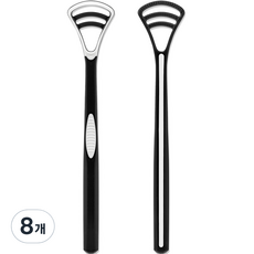 내모미해 3중 혀클리너 블랙, 8개