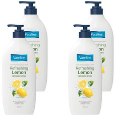 애경바세린 프레시 모이스처라이징 바디워시 레몬 리프레싱, 900ml, 4개