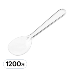 comet 透明迷你湯匙 8.5cm, 6個, 200入