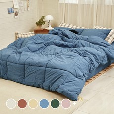 바자르 60수 고밀도 피그먼트 옥수수솜 차렵이불