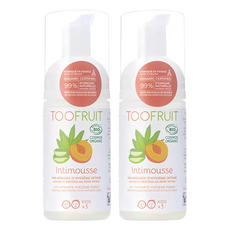 TOOFRUIT 果漾親密潔淨慕斯 100ml 兒童私密清潔 溫和不刺激 天然成分, 2瓶