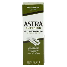 Astra 雙面刮鬍刀片, 100片, 1盒
