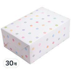 Aienpi 彩色圓點包裝紙, 30個, 白色