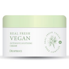DEOPROCE 迪普詩 [純素美妝] Real Fresh 純素密集舒緩霜, 100ml, 1個