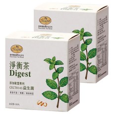 Magnet 曼寧 淨衡茶 (10包/盒) | 無咖啡因 | 添加專利益生菌 | 草本花果風味, 2g, 2盒