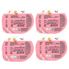 짱죽 실온이유식 초기 미음 4종 A, 쌀눈쌀미음, 감자미음, 양배추미음, 브로콜리미음, 160g, 2세트