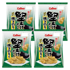 Calbee 卡樂比 Kataage Potato 堅脆洋芋片 烤海苔風味, 65g, 4包