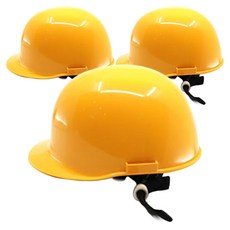 韓星安全 超輕量高級型安全帽 旋鈕式自動 HS-A904c, 黃色, 3個