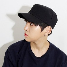 iamcap 亞麻素色軍帽