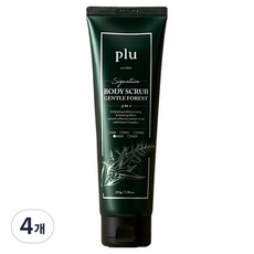 플루 시그니처 바디스크럽 젠틀 포레스트, 215g, 4개