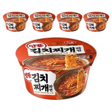 하림 양푼김치찌개라면 컵 102g, 5개