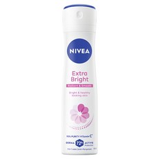 NIVEA 妮維雅 止汗爽身噴霧亮白系列 噴霧瓶, 150ml, 1瓶