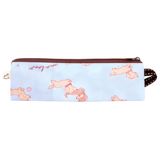 uma hana 防水短筷套 散步臘腸印花, 1個, 淺藍色