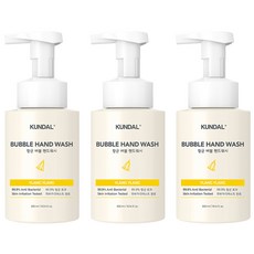 KUNDAL 昆黛爾 洗手慕斯 依蘭依蘭香, 300ml, 3瓶