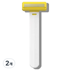 Market Ring 女性用清潔除毛刀 黃色, 1入, 2個