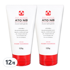 Atoenb 嬰兒泡沫潔面乳, 120g, 12個
