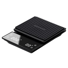 Kivoli 計時測重咖啡秤, KIV-CMS01, 黑色, 1kg