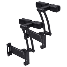 ILWOO Ilwoo 車載平板頭枕支架 F-557, 單色, 2個