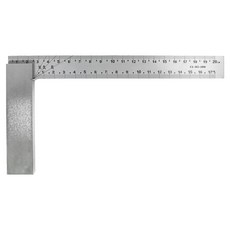 工具仁 清晰蝕刻 鐵工角尺 4~8吋 L12-200MM, 1個
