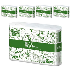 LIVI 優活 小捲筒衛生紙, 110mm, 6捲, 5袋