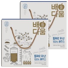 鄉村故事 水梨汁禮盒組 100%水梨原汁, 1L, 2盒