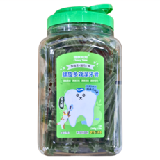 Chewy Time 健康時刻 全犬種 螺旋多效潔牙骨 長, 葉綠素 + 雞肉, 1.45kg, 1桶