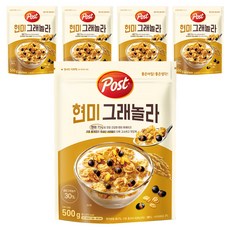 포스트 현미 그래놀라 시리얼, 500g, 5개