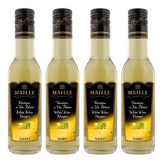 MAILLE 魅雅 白酒醋 250ml – 法國原產, 風味清新, 4瓶