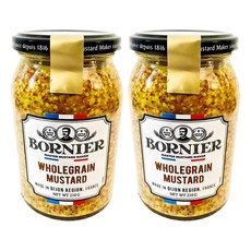 보르니에르 홀그레인 머스타드, 210g, 2개