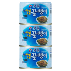 유동 자연산 골뱅이, 140g, 3개