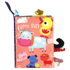 OhBabyLaugh 尾巴布書 A5.橙色牛牛, 尾巴書 A款