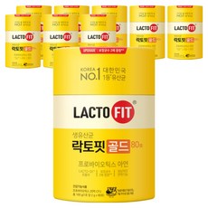 락토핏 정품 골드 80포, 9개