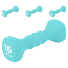 아이워너 네오프렌 사각 아령, 1.5kg, 4개