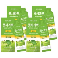 TEAZEN 茶禪 青蘋果汁隨身包 5包入, 4盒, 250g