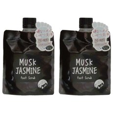 John's Blend 足部去角質 茉莉麝香, 1個裝, 135ml, 135g, 2包