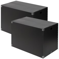 코멧 두꺼운 특대형 이사박스 3T 12호, 블랙, 2개