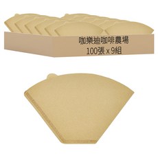 咖樂迪咖啡農場 103 咖啡過濾紙, 100張, 9組