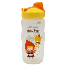 LocknLock 樂扣樂扣 塑膠水杯 HPP726TY-CHS, 黃色 + 透明色, 1個, 350ml