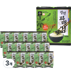 삼원 광천 파래김 선물세트 1호 180g, 3개