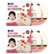 BEBECOOK 寶膳 12個月以上孩童營養粥 2入, 220g, 2盒, 雞肉蘑菇口味