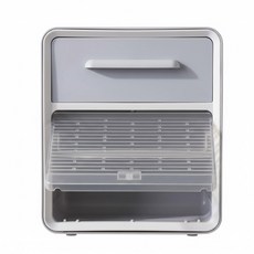 葉子小舖 北歐風衛生紙置物盒 雙層 大 灰色 壁掛式, 1個