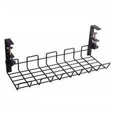 插頭收納架，碳鋼材質，無痕安裝，超大容量，加厚材質, 01 插頭收納架 黑色款, 1個