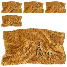 擦手巾 a paris 50 x 30cm 褐色, 1入, 5條